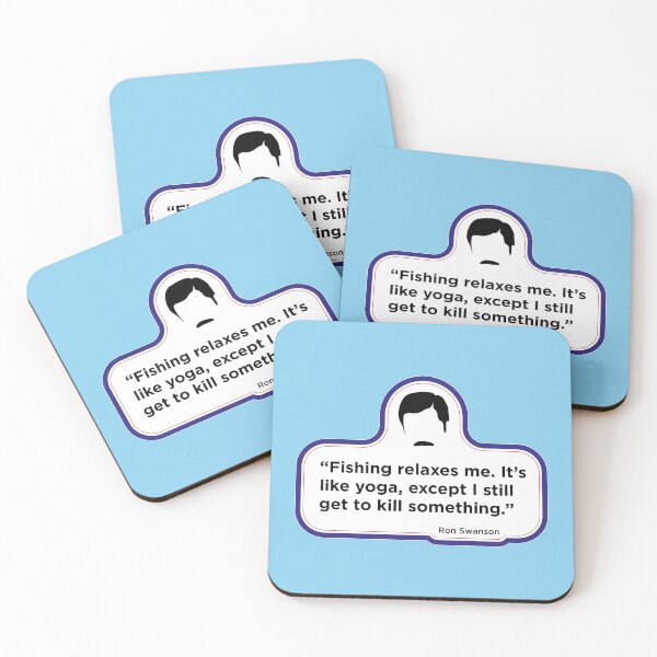 Item preview, Ron Swanson - Fishing quote designed and sold by Coops Clothing.