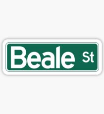 Beale St., Street Sign, Memphis, TN Sticker