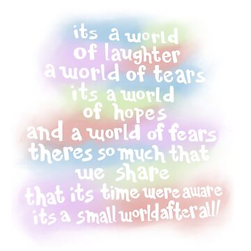 It’s a small world! | Art Board Print