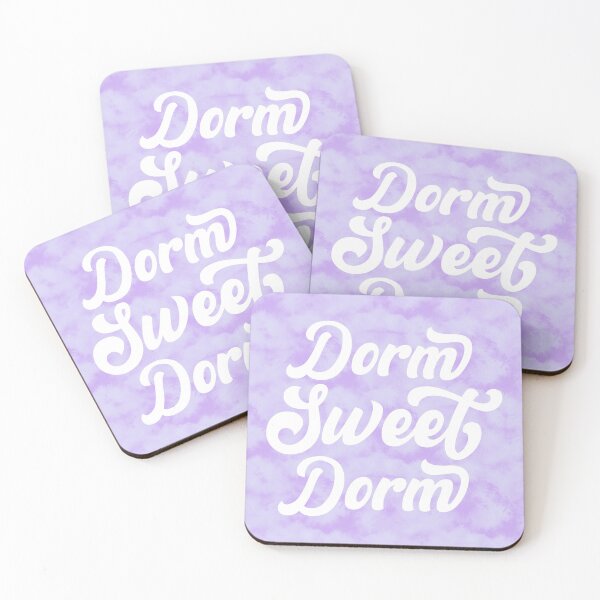 Item preview, Dorm Sweet Dorm Purple Watercolor Tie Dye Preppy designed and sold by MarzStudio.