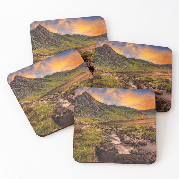 Tryfan and Llyn Ogwen Snowdonia Coasters (Set of 4)