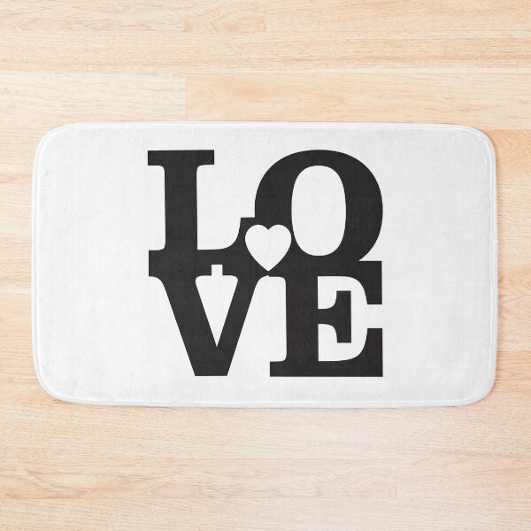 Item preview, Love letter heart in the middle black designed and sold by Two Left Hands Design.