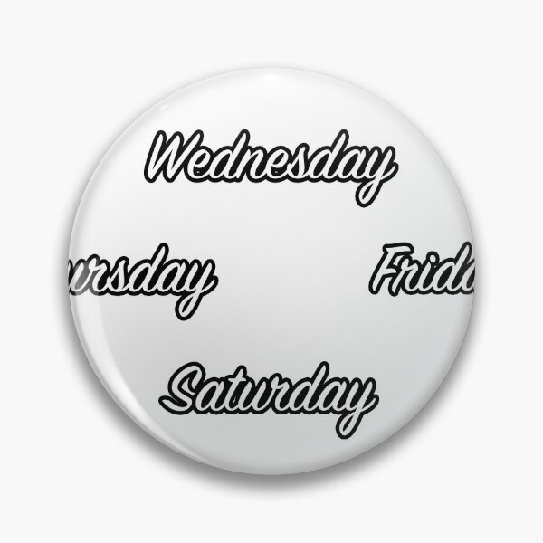 Item preview, Days of the week - black and white designed and sold by PaintPsd.