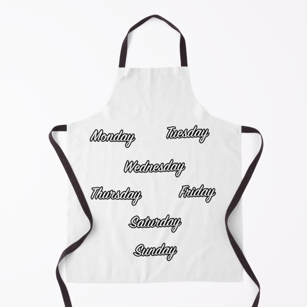 Item preview, Days of the week - black and white designed and sold by PaintPsd.
