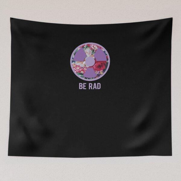 Item preview, Be Rad Radiology Flower Logo designed and sold by GriffsGraphix.