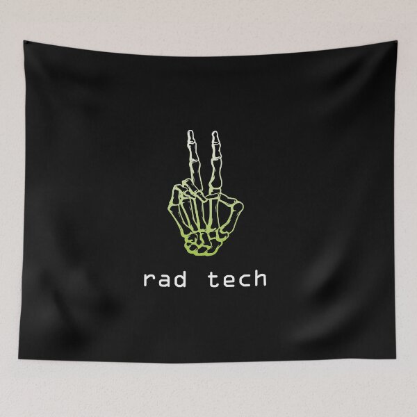 Item preview, Rad Tech Skeleton Hands Peace designed and sold by GriffsGraphix.