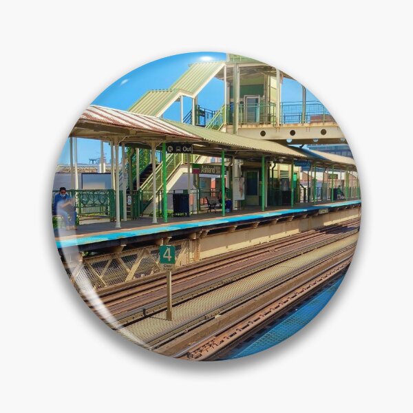 Item preview, Ashland Avenue Elevated Station West Loop Chicago designed and sold by Anna Maria Upshaw.