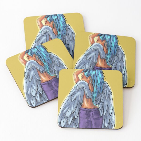 Item preview, Blue angel, with inked tattoo design print designed and sold by KG-Customs.