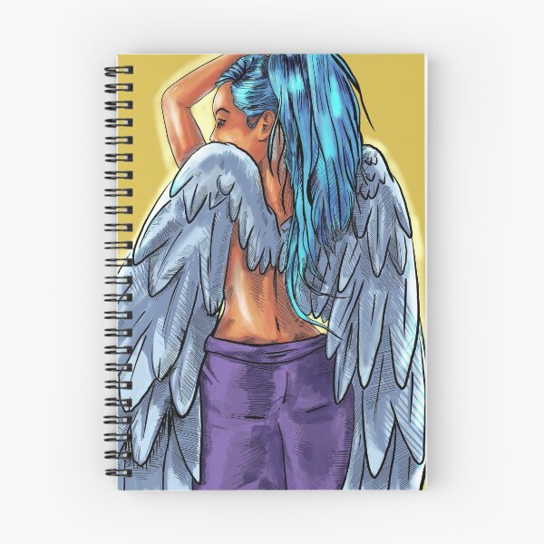 Item preview, Blue angel, with inked tattoo design print designed and sold by KG-Customs.