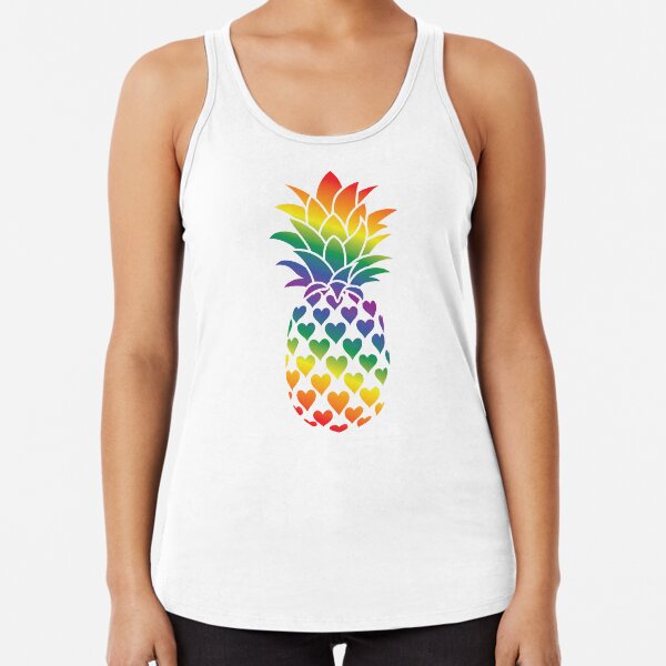 Queer Pineapple Racerback Tank Top