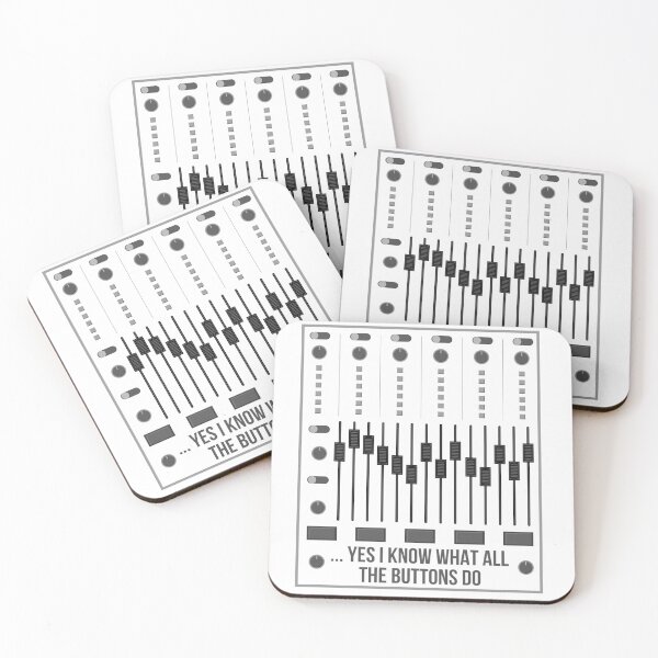Item preview, Yes I Know What All The Buttons Do I Audio Engineer Gift designed and sold by LouiseLamoure.