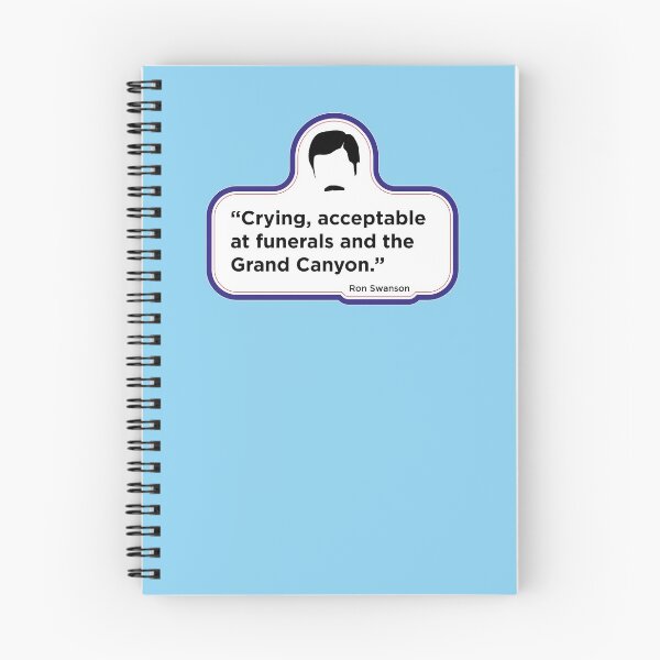 Item preview, Ron Swanson - Crying quote designed and sold by Coops Clothing.
