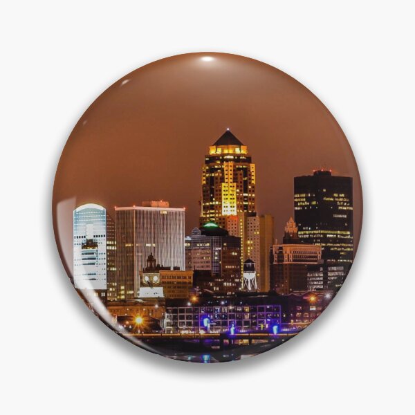 Item preview, Des Moines Night Skyline designed and sold by tgornick.