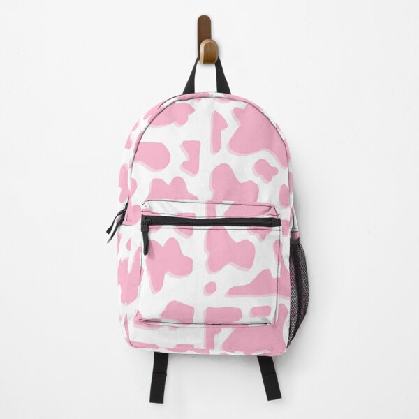 Strawberry Cow Pattern Backpacks Redbubble - strawberry cow print roblox logo