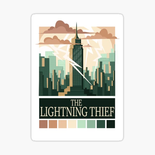 Percy Jackson The Lightning Thief  Sticker
