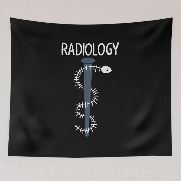 Item preview, Radiology Tech Caduceus Snake Rod X-Ray Bones designed and sold by GriffsGraphix.