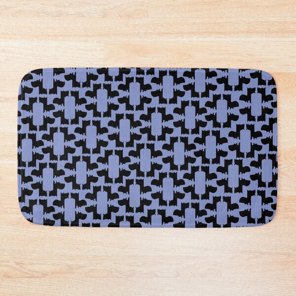 Item preview, Scottie Dog Hex Pattern in Periwinkle designed and sold by Sheree Boyd.