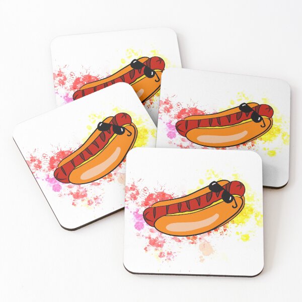 Item preview, Summer hot dog illustration designed and sold by BV-creas.