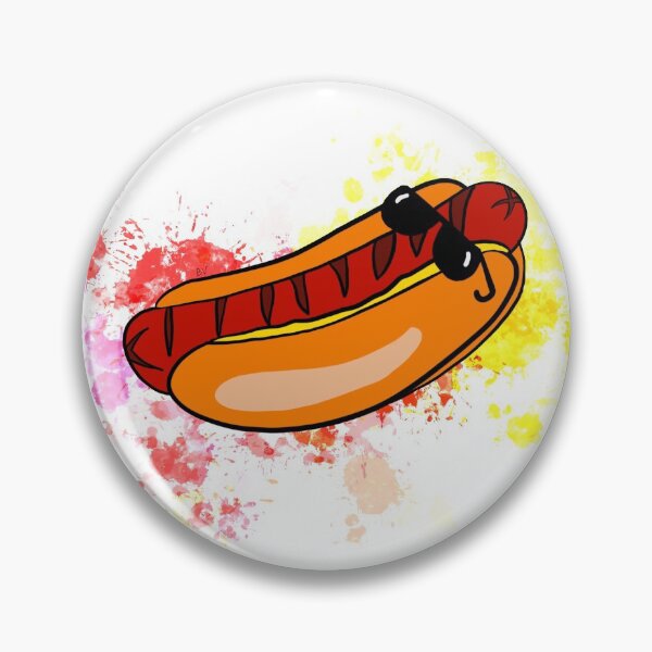Item preview, Summer hot dog illustration designed and sold by BV-creas.