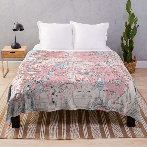 Item preview, Vintage French Cities Map Chart (1900) designed and sold by BravuraMedia.