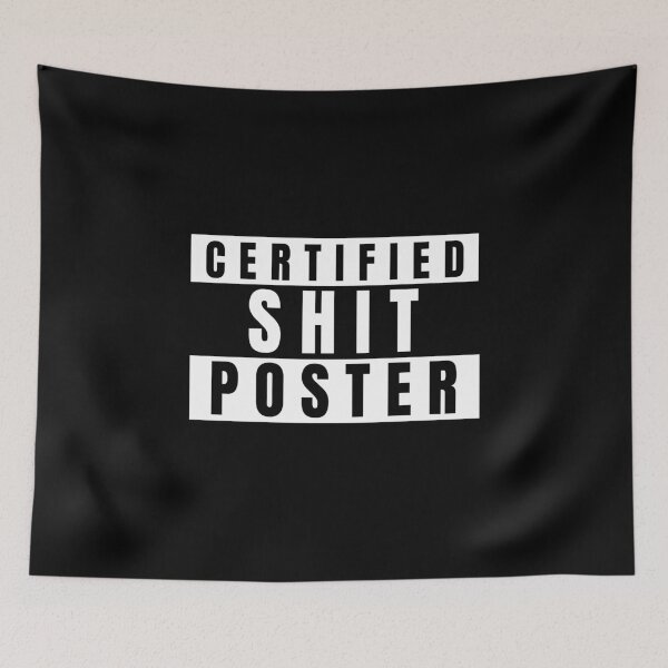 Item preview, Certified Shit Poster designed and sold by AV  Designs.