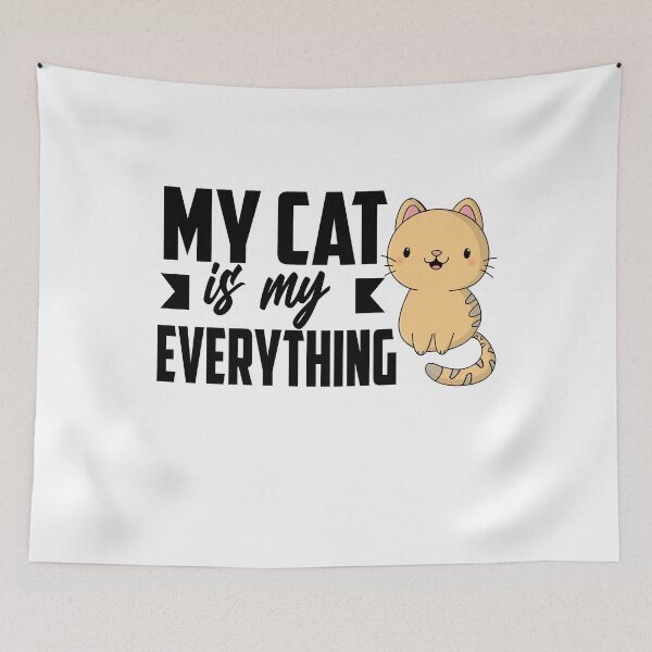 Item preview, my cat is my everything designed and sold by AllyShop.