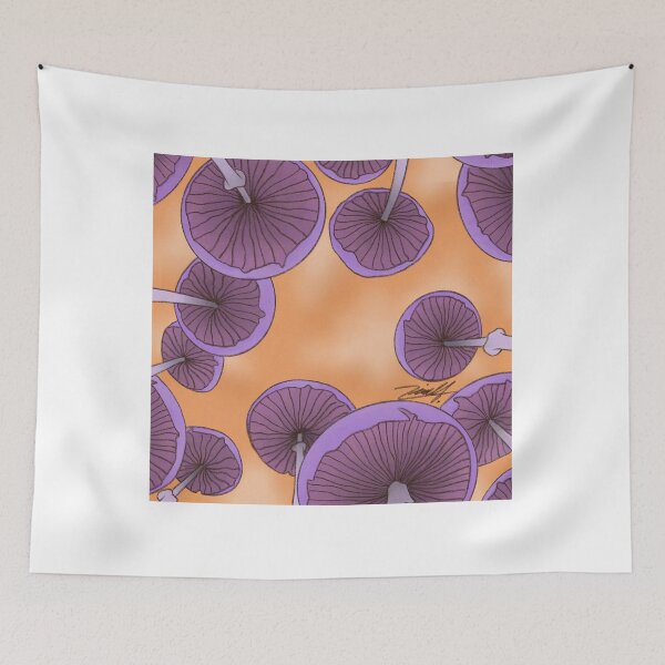 Item preview, Purple Mushrooms designed and sold by Kike Camacho.