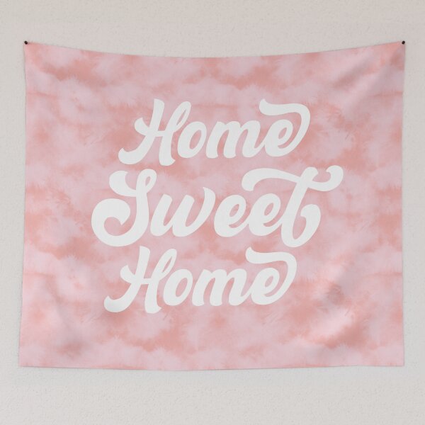 Item preview, Home Sweet Home Pink Tie Dye designed and sold by MarzStudio.