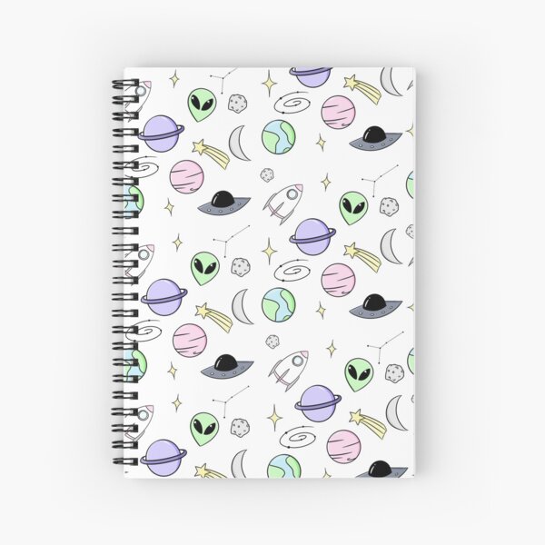 Space Aesthetic Spiral Notebook
