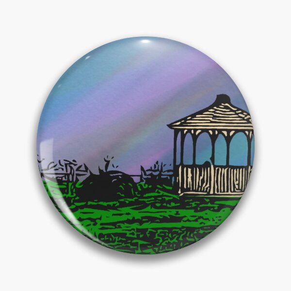 Item preview, Beach Pavillion Watercolor designed and sold by Flutter & Chirp Artistry.
