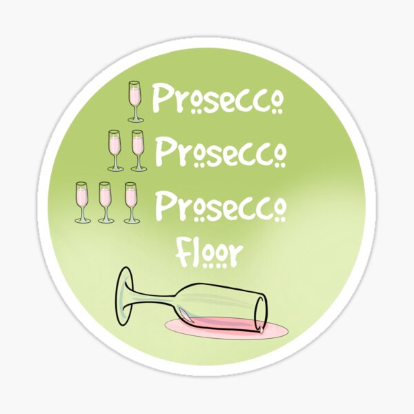 Item preview, 1 Prosecco, 2 Prosecco, 3 Prosecco, Floor,  designed and sold by lovingkakeart.