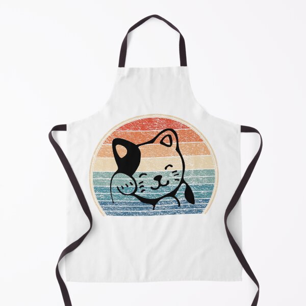 Item preview, cute cat colorful retro logo designed and sold by pirminio.