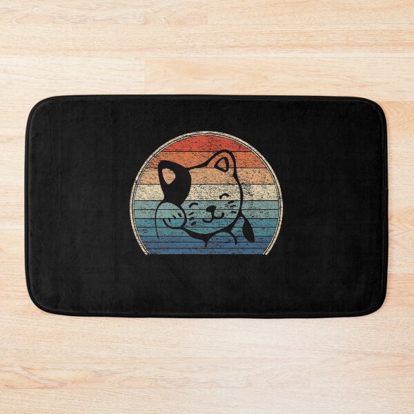 Item preview, cute cat colorful retro logo designed and sold by pirminio.