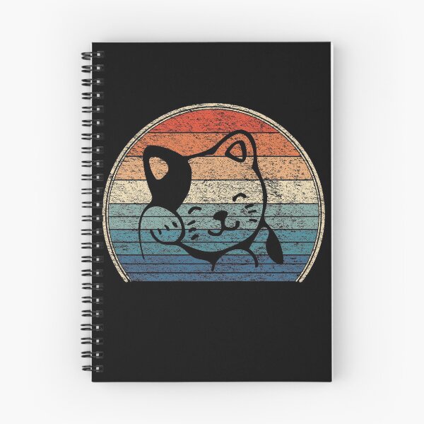 Item preview, cute cat colorful retro logo designed and sold by pirminio.