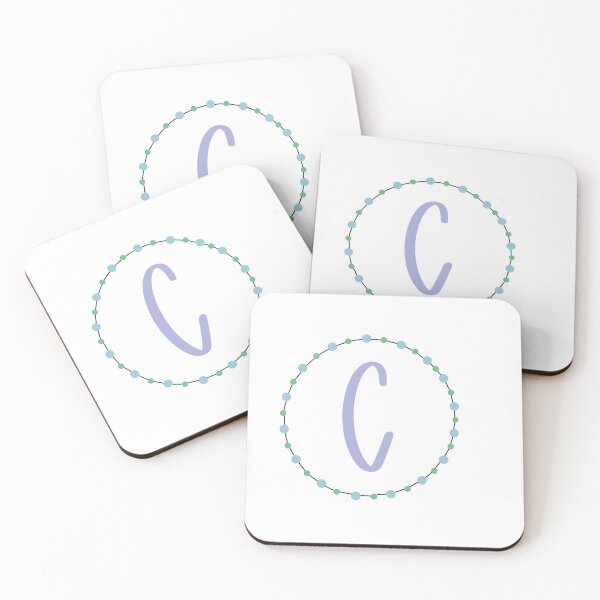 Item preview, Blue, Green Purple Circle C designed and sold by Meghan Hill.