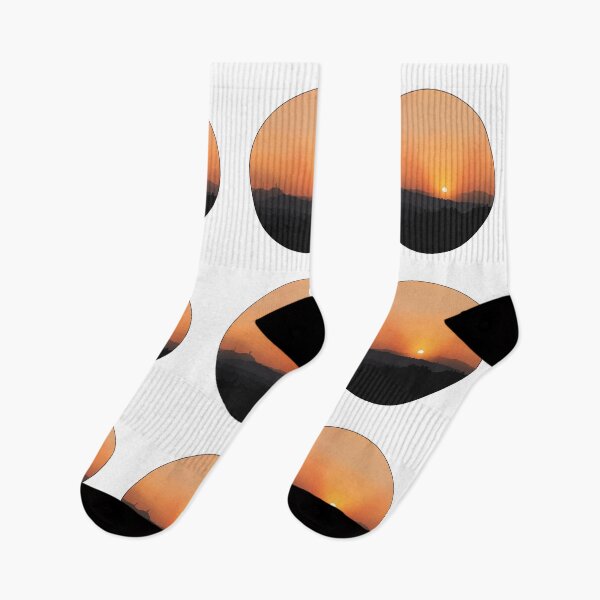 Item preview, Sunset over the hills designed and sold by PaintPsd.