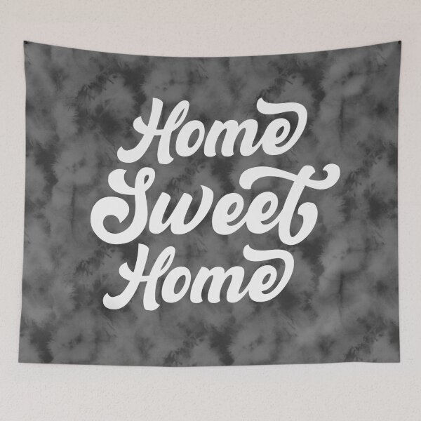 Item preview, Home Sweet Home Black Tie Dye designed and sold by MarzStudio.