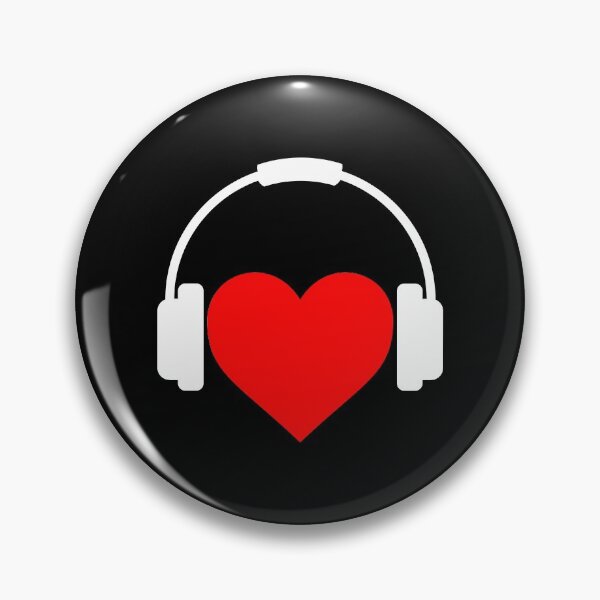 Item preview, Music Love Headphones Minimal Design designed and sold by MinimalDM.