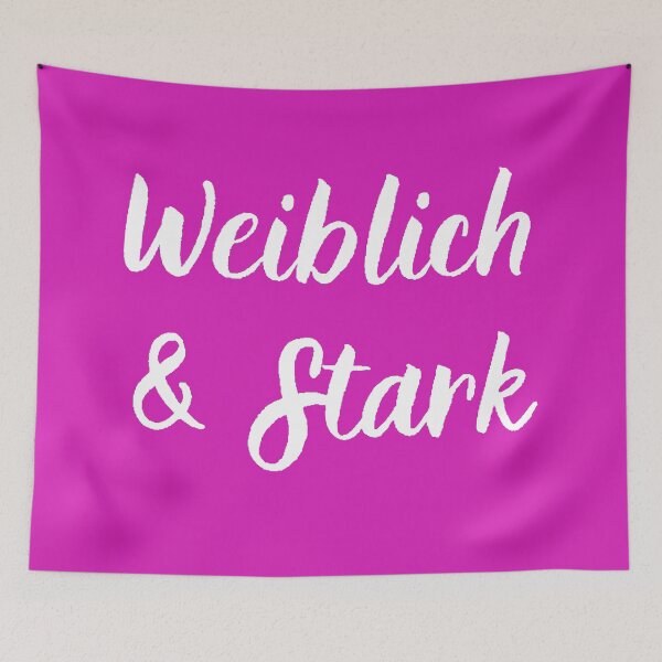 Item preview, Weiblich und Stark Feminine and Strong designed and sold by Time4German.