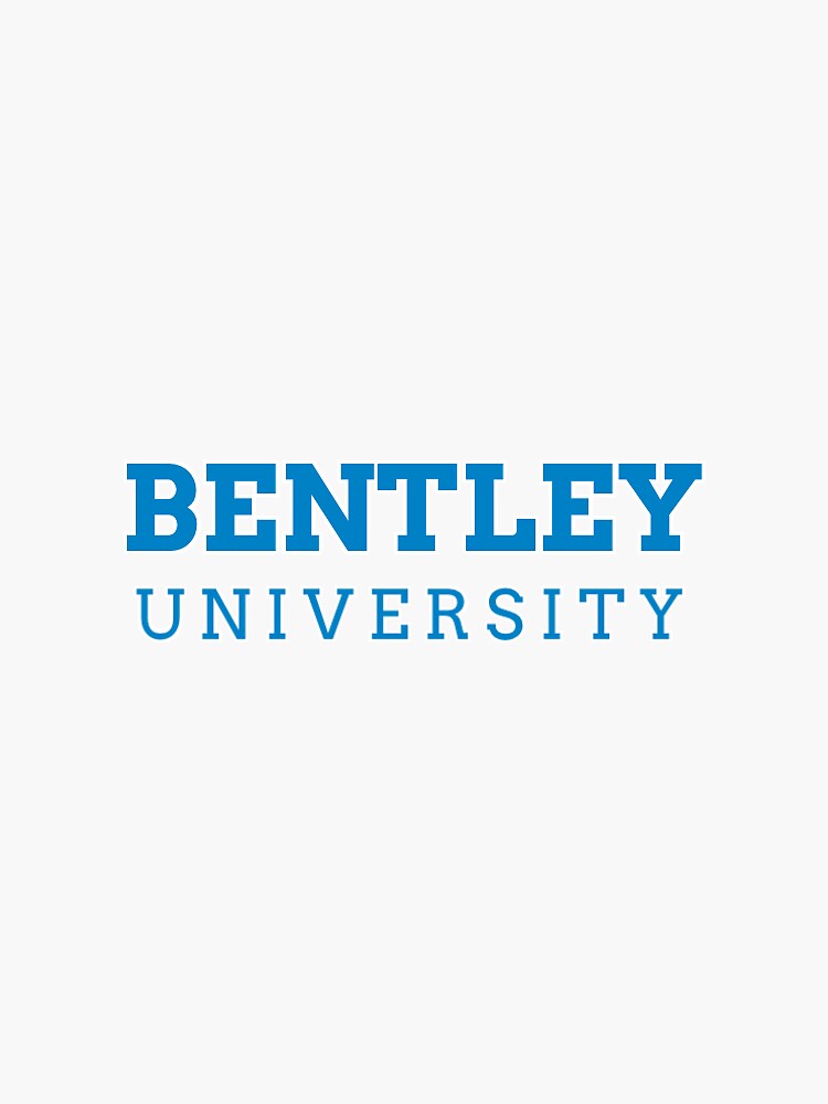 "bentley University" Sticker For Sale By Hannahmelnick | Redbubble