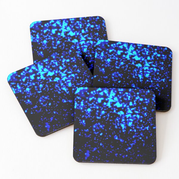 Item preview, Modern Blue Glitter Shimmer Canvas designed and sold by Galathi Designs.