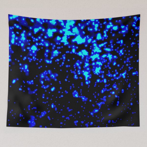 Item preview, Modern Blue Glitter Shimmer Canvas designed and sold by Galathi Designs.