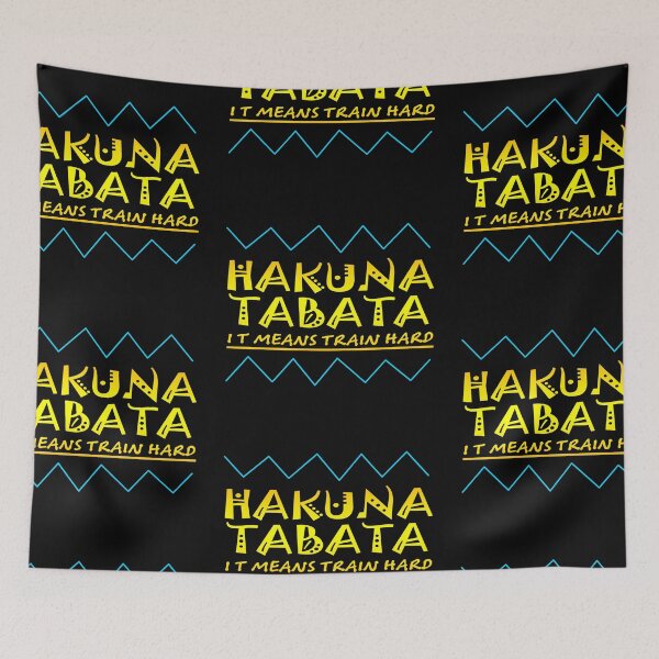 Item preview, Tabata Interval Training Hiit Cardio Stark Hakuna High intensity gift idea designed and sold by Mark Sukra.