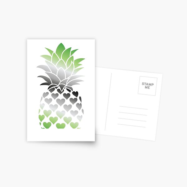 Aromantic Pineapple Postcard