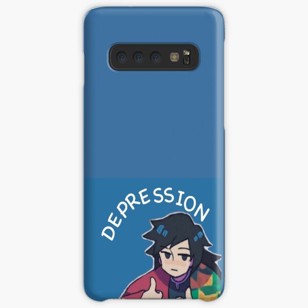 Fight against depression / blue version Samsung Galaxy Snap Case
