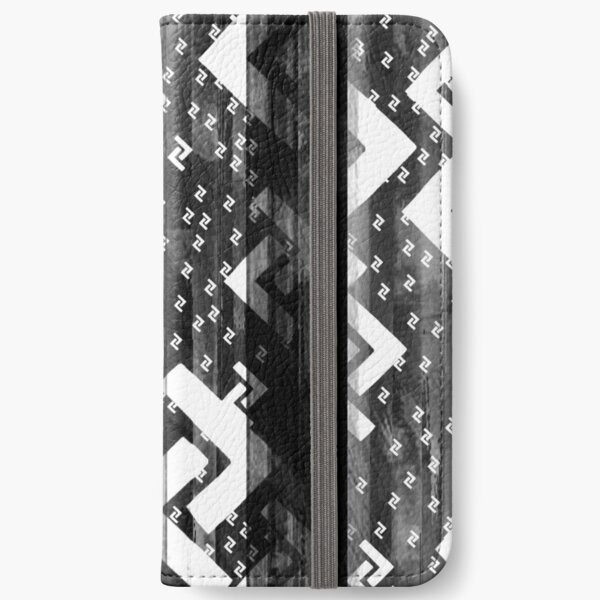 Jera Bright and Grime - Earth - Right Action Rune Black and White iPhone Wallet