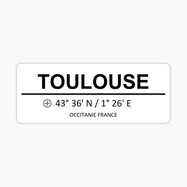 Artikel-Vorschau von Toulouse Coordinates, designt und verkauft von ElsmanDesign.