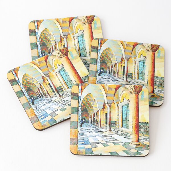 Item preview, Arches and columns and bronze door of the Cathedral designed and sold by Giuseppe Cocco.
