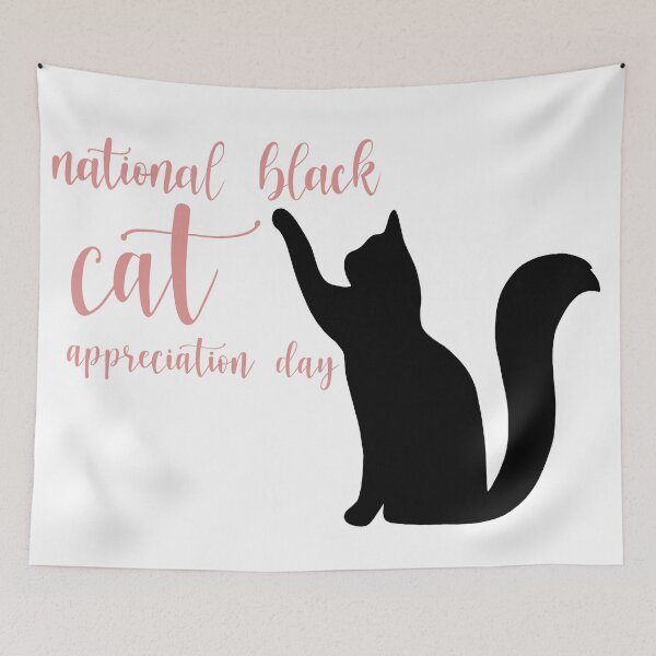 Item preview, National Black Cat Appreciation Day designed and sold by CaitlinCerys.