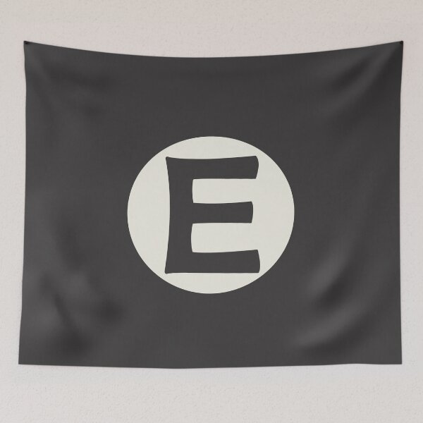 Item preview, letter e black designed and sold by ZiphGames.